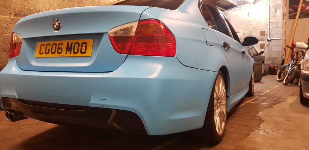 BMW 3 Series wrapped